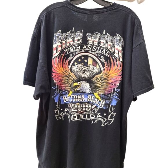 Daytona Beach Bike Week 2010 Tee Shirt size - Picture 1 of 5